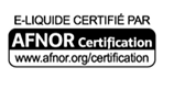 E-liquide certifie par AFNOR Certification
