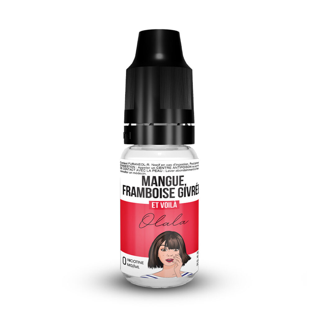 E-liquide Et voilà - Mangue framboise givrée - 50 ml / Olala 10ml - VDLV
