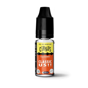 E-liquide Classic US aux sels de nicotine - 10 ml
