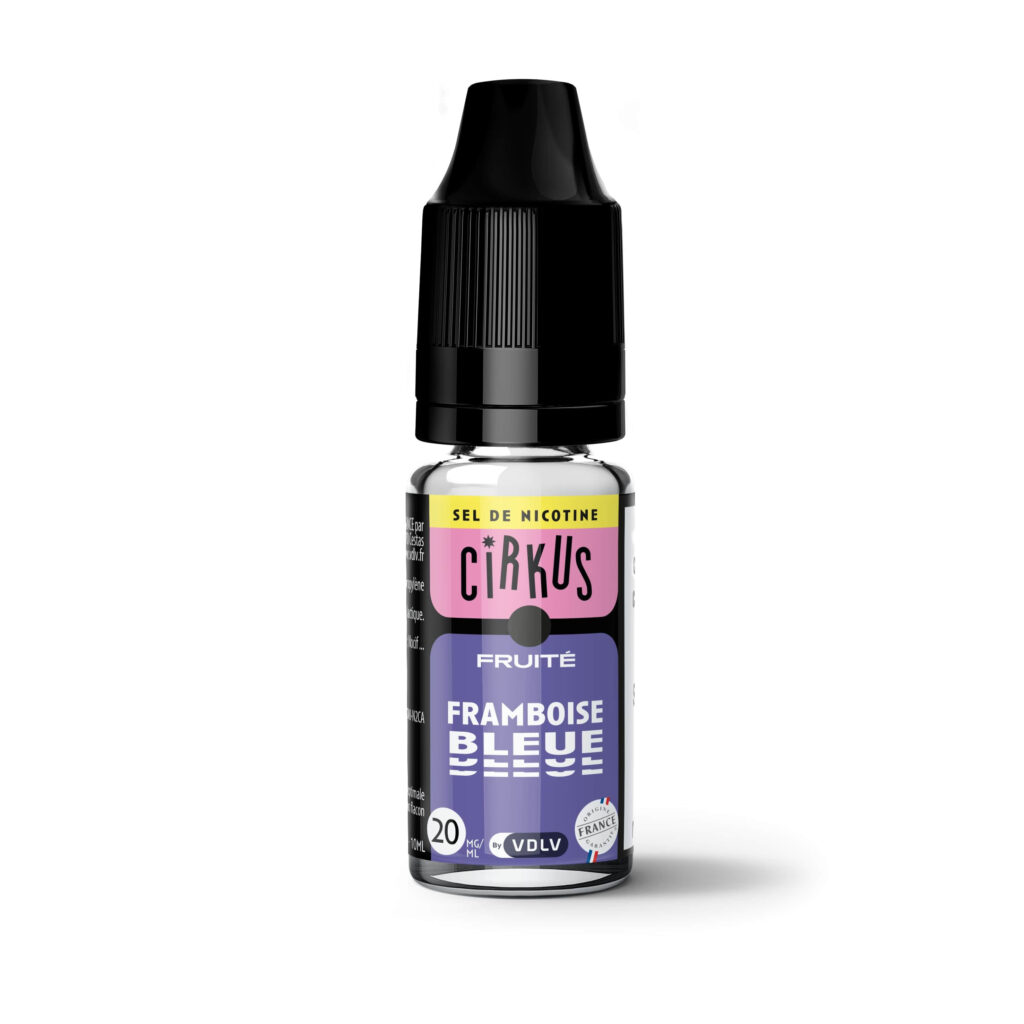 E-liquide Framboise bleue aux sels de nicotine