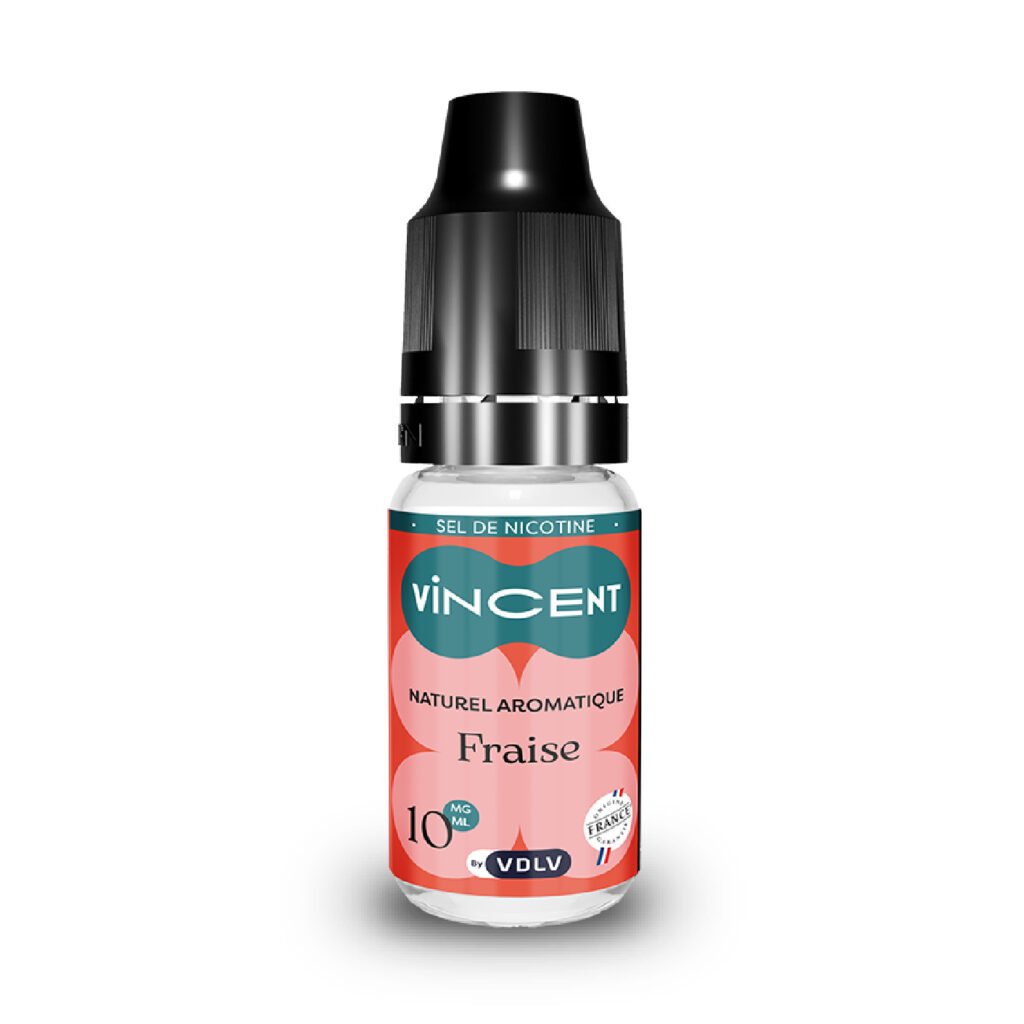 E-liquide Fraise aux sels de nicotine - 10 ml