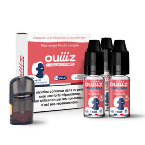 Kit de recharge OUIIIZ Fruits rouges - 3x10ml